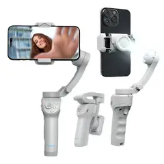GENERICO - MINI TRIPODE ESTABILIZADOR 3 EJES CELULAR LUZ LED CON SEGUIMIENTO DE ROSTRO