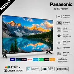 Panasonic - Televisor Panasonic 65 TC-65FX600W Smart TV 4K UHD LED