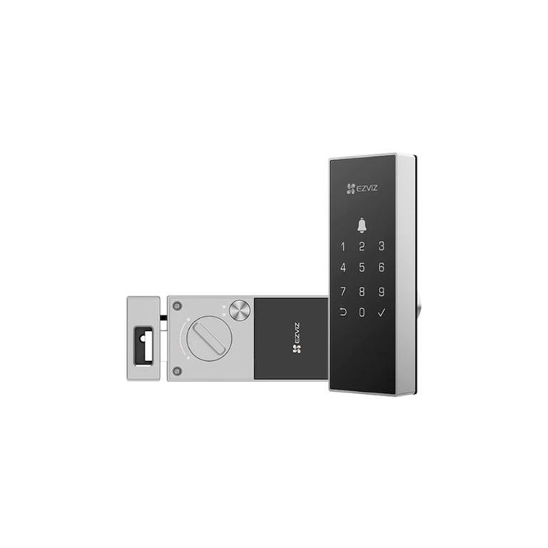 Cerradura Inteligente EZVIZ DL03 Smart Rim Lock WiFi 2.4GHz Negro CS-DL03