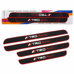 JET - Protector De Pisadera TRD Universal Negro 4Pcs