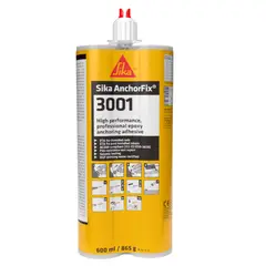 SIKA - Adhesivo Epóxico para Anclajes Sika AnchorFix®-3001 x 600 ml