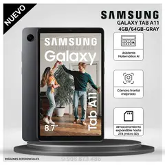 SAMSUNG - Tablet Samsung Galaxy TAB A11 4GB 64GB SSD 8.7 - SM-X133 - GRAY