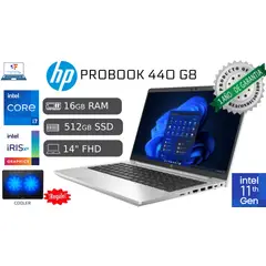 HP - Laptop HP ProBook 440 G8 i7 11va 16GB RAM 512GB SSD Reacondicionada Garantía 1 año + COOLER