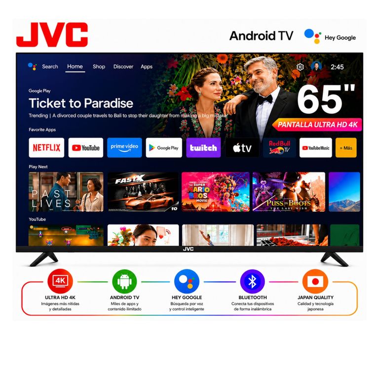 Televisor LED 65 " Ultra HD Android TV LT-65KB557