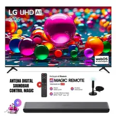LG - TELEVISOR LG 75 75UA8050PSA UHD 4K SMART TV THINQ AI 2025 + Ant + Magic + Soundbar TCL