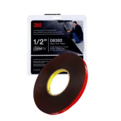 3M - PN 06382 CINTA DE MOLDURAS 1/2'' X 20 MT - 3M UNIDAD