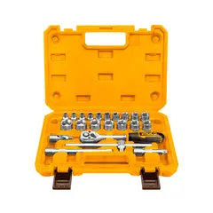 INGCO TOOLS - Set De Herramientas 22 Piezas De Dados Y Accesorios Ingco