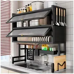 GENERICO - Rack escurridor de platos de 3 niveles 85cm