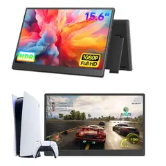 GENERICO - Monitor Portátil 15.6 1080p Fhd Ips Full Hd Pantalla Gamer