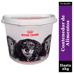 GENERICO - Contenedor de Comida Royal Canin Perros Hasta 2 kg