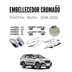TOYOTA - KIT EMBELLECEDOR CROMADO TOYOTA RUSH