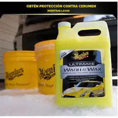 MEGUIARS - Shampoo Meguiars - Limpia, Brilla y protección profesional en un solo paso