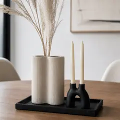 LAR DANIELSEN - Candelabro de  cerámica para 2 velas - Kvist