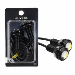JET - Luz Led Ojos De Aguila Cob Flash 23mm Color Azul