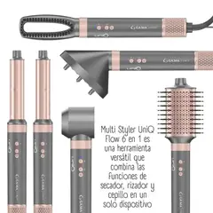 Gama - Cepillo Secador Gama Multistyler UniQ Flow 6 en 1
