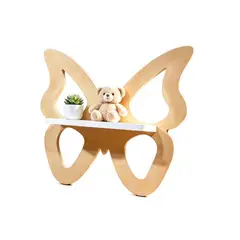 Pelikano - Repisa Estantería Infantil Mariposa  – Decoración Mágica para Habitaciones