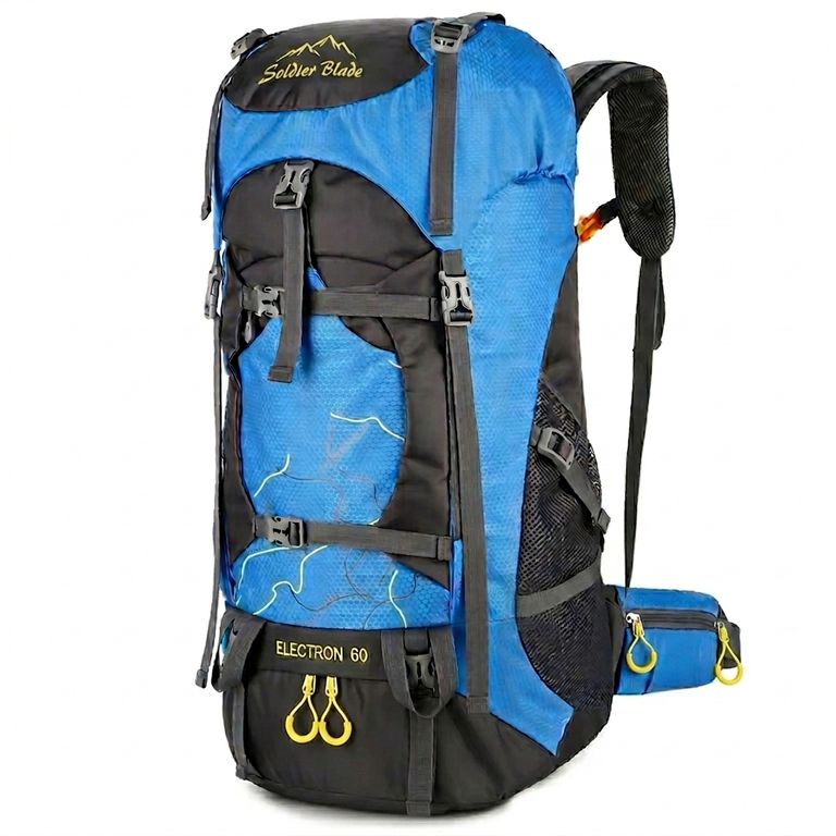 Mochila de Trekking Impermeable Tactica Gran Capacidad 60L Viajes Senderismo Montaña Camping