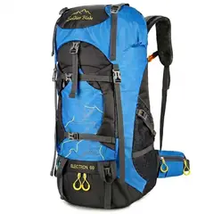 GENERICO - Mochila de Trekking Impermeable Tactica Gran Capacidad 60L Viajes Senderismo Montaña Camping