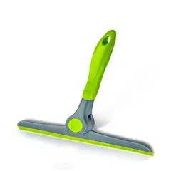 GENERICO - Limpiavidrios Ergonómico de Silicona impiador de Vidrios y Mamparas - Cabezal Ajustable