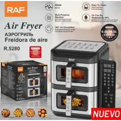 GENERICO - FREIDORA DE AIRE DIGITAL CON PANTALLA TACTIL DE 12L