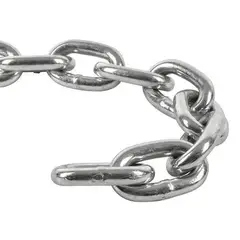 LANYARD - Cadena Zincada de eslabon corto galvanizada 1/2"  - 12mm