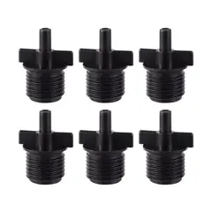 GENERICO - ADAPTADOR PARA RIEGO POR GOTEO DE ROSCA DE MEDIA PACK X6