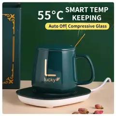 OEM - Taza Mug + Calentador Electrico de Bebidas - Verde