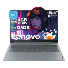 LENOVO - Laptop Lenovo Ideapad Slim 3 15ian8 Intel N100 128gb 4gb Ram Ddr5 Windows 11 Home + Office