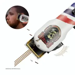 GENERICO - Cortadora Profesional de Cabello Inalámbrica Daling DL-1192