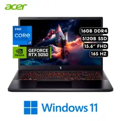 ACER - Laptop Acer Nitro V15 Intel i7 13620H RAM 16GB 512GB SSD RTX 5050 8GB 15.6″ FHD 165Hz W11