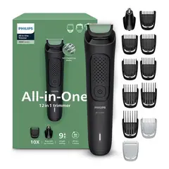 PHILIPS - Recortador Philips 12 En 1 De Cuerpo, Rostro Y Cabello