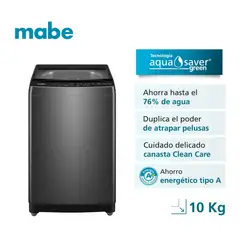 Mabe - Lavadora Automática 10 Kg Diamond Gray Mabe LMAP0120WDGBB0