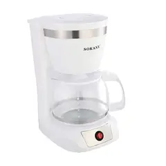 SOKANY - Cafetera Eléctrica Sokany SK-108 1.5L 12 Tazas con Sistema Antigoteo y Calentamiento Rápido