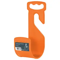 Truper - Gancho plástico naranja para manguera de jardín COD 100173 Truper