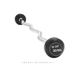 GENERICO - BARRA Z CON PESO FIJO DE 20 KG