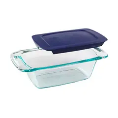 PYREX - Fuente Molde de Pan Pyrex easy grab 1.4 LT C/tapa -21040