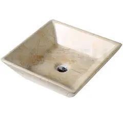 FRATELLI - BOWL LOZA MARMOLEADO CUADRADO BONE