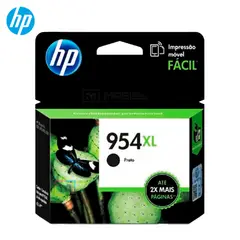HP - Cartucho de Tinta HP 954XL Negro L0S71AL OfficeJet 7740, 8210, 8730 Original