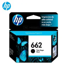HP - Cartucho de Tinta HP 662 Negro CZ103AL Deskjet 2515, 3515 Original