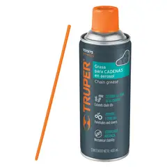 Truper - Lubricante de cadenas en aerosol 400 ml, cod 101975 Truper