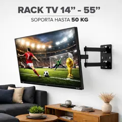GENERICO - RACK TV SOPORTE PARA TELEVISOR DE 14 A 55 PULGADAS CON BRAZO ARTICULADO