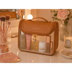 GENERICO - NECESER DE MAQUILLAJE PREMIUM IMPERMEABLE