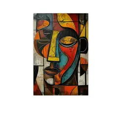 VATYERTY - 1 Lienzo Art Déco Clásico Retro Sin Marco, Pintura De Tinta