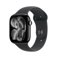 APPLE - Apple Watch Series 11 Negro GPS 42mm Correa Deportiva - Jet Black S/M