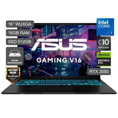 ASUS - Laptop Asus Gaming V16 Intel Core 7 240H 16GB 512SSD RTX3050-6GB 16WUXGA Win11