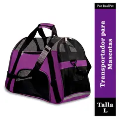 GENERICO - Transportador Grande de Gato o Perro Pequeño Morado