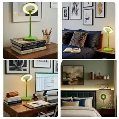ORANGE - LAMPARA DE ESCRITORIO LED ORANGE MODELO OVNI COLOR VERDE NUEVA TENDENCIA EUROPEA