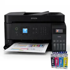 EPSON - Impresora Multifuncional Epson EcoTank L5590 WiFi Ethernet ADF Fax 4 en 1 Tinta Continua 110V