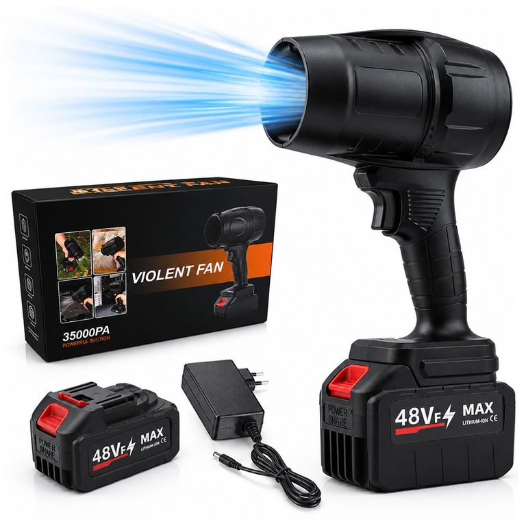Soplador De Aire Polvo Turbo Multifuncional Inalambrico 48V LS-588