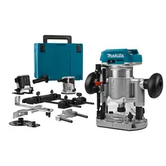 MAKITA - Recortadora 1/4 - 3/8" / 18V / Vel. Var. / BL - LXT / 3 Bases / Sin Baterias DRT50ZJX9